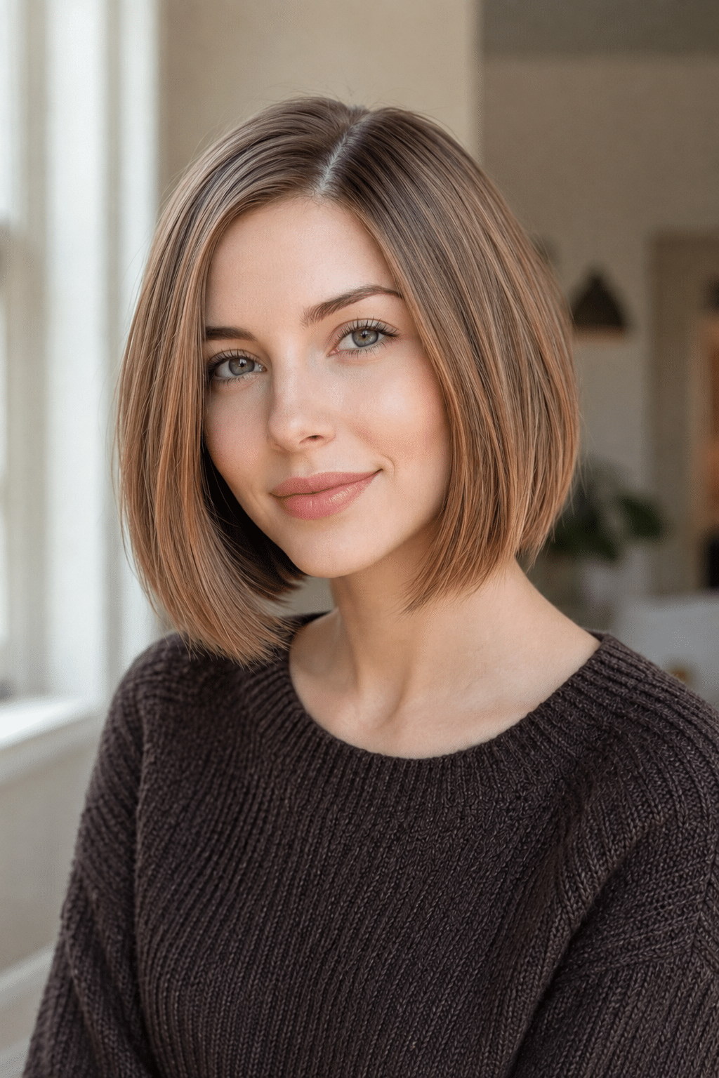 Chic Bob Hair Inspiration: Sleek Brunette Bob Ideas for a Timeless Look 3 Chic Bob Hair Inspiration