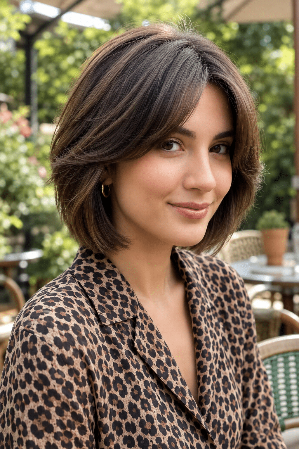 Chic Layered Bob: Modern Short Hair Inspiration with Soft Volume 3 chic layered bob