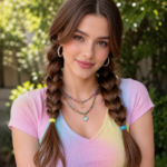 Cute Double Braid Hairstyle