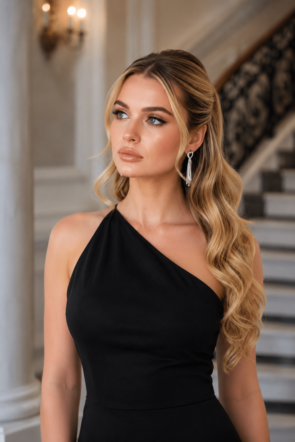 Elegant Half-Up Ponytail Ideas With Soft Waves and Volume 2 elegant half-up ponytail ideas