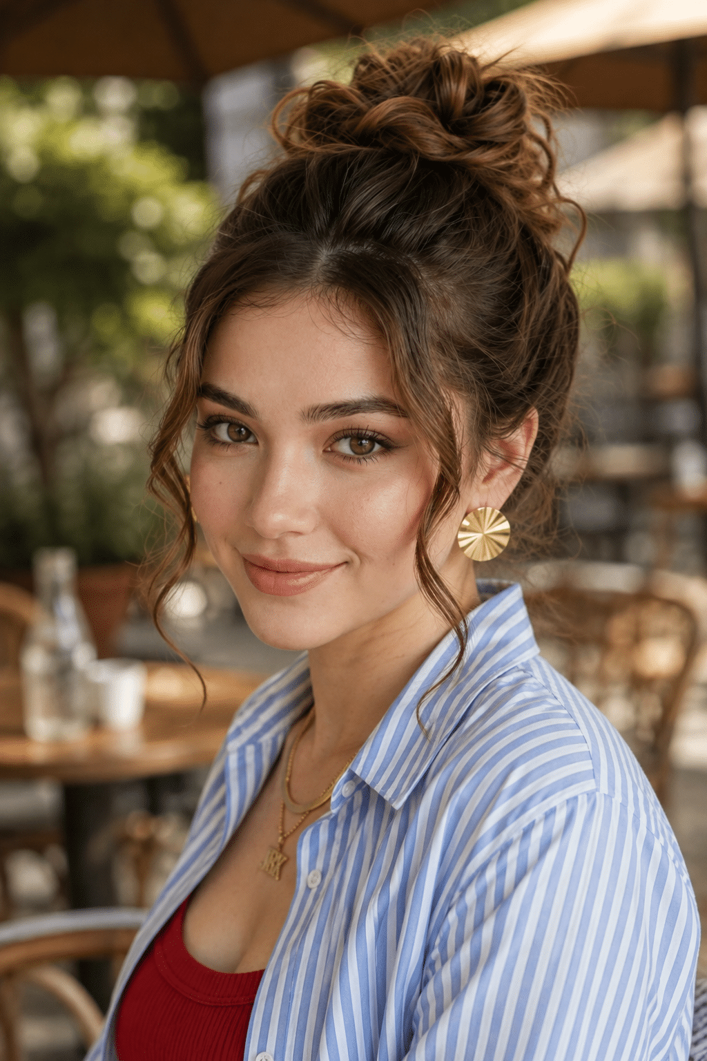 Soft Messy Updo Ideas