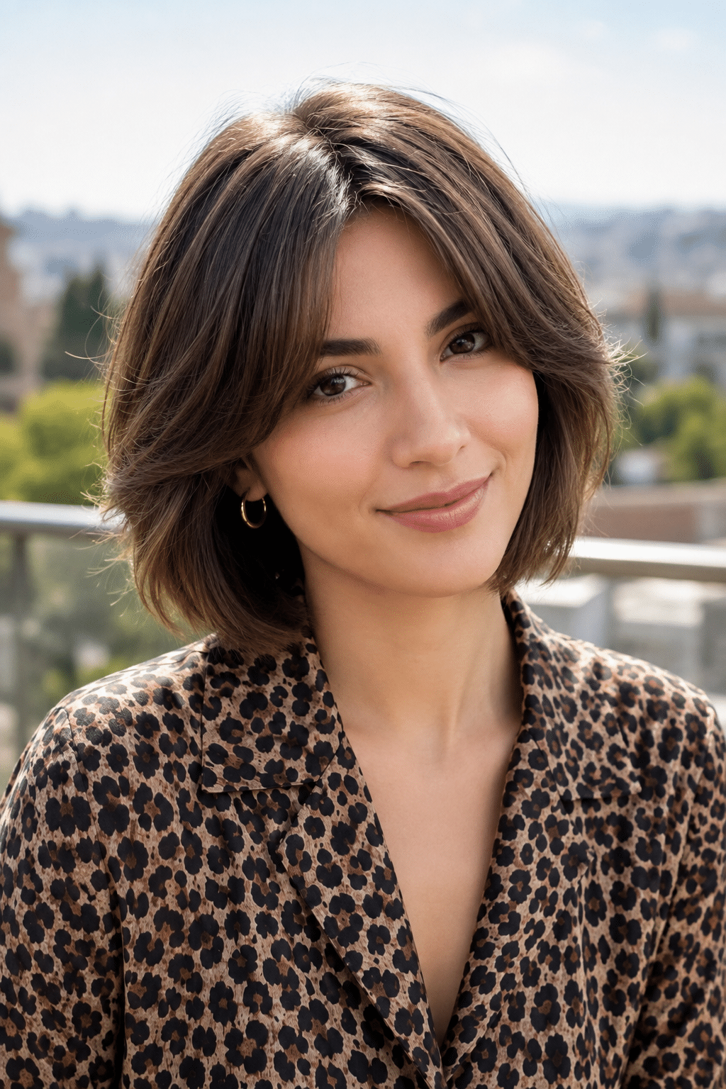 Chic Layered Bob: Modern Short Hair Inspiration with Soft Volume 2 chic layered bob