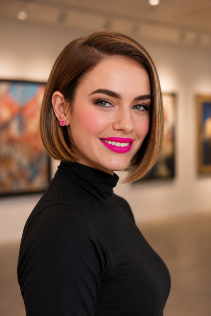 Sleek bob hairstyle ideas