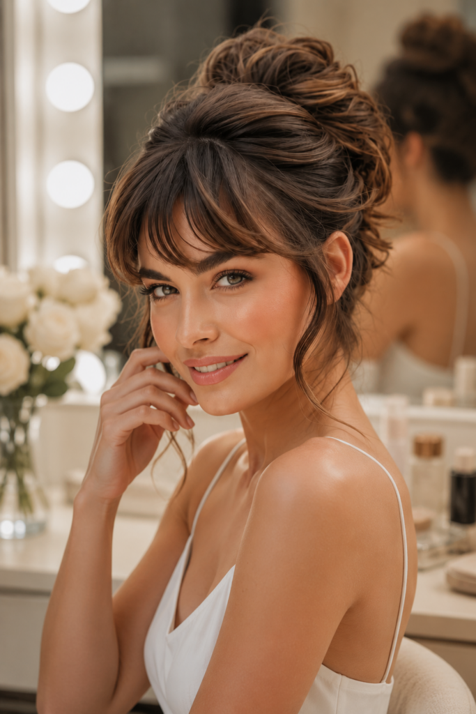 legant messy bun