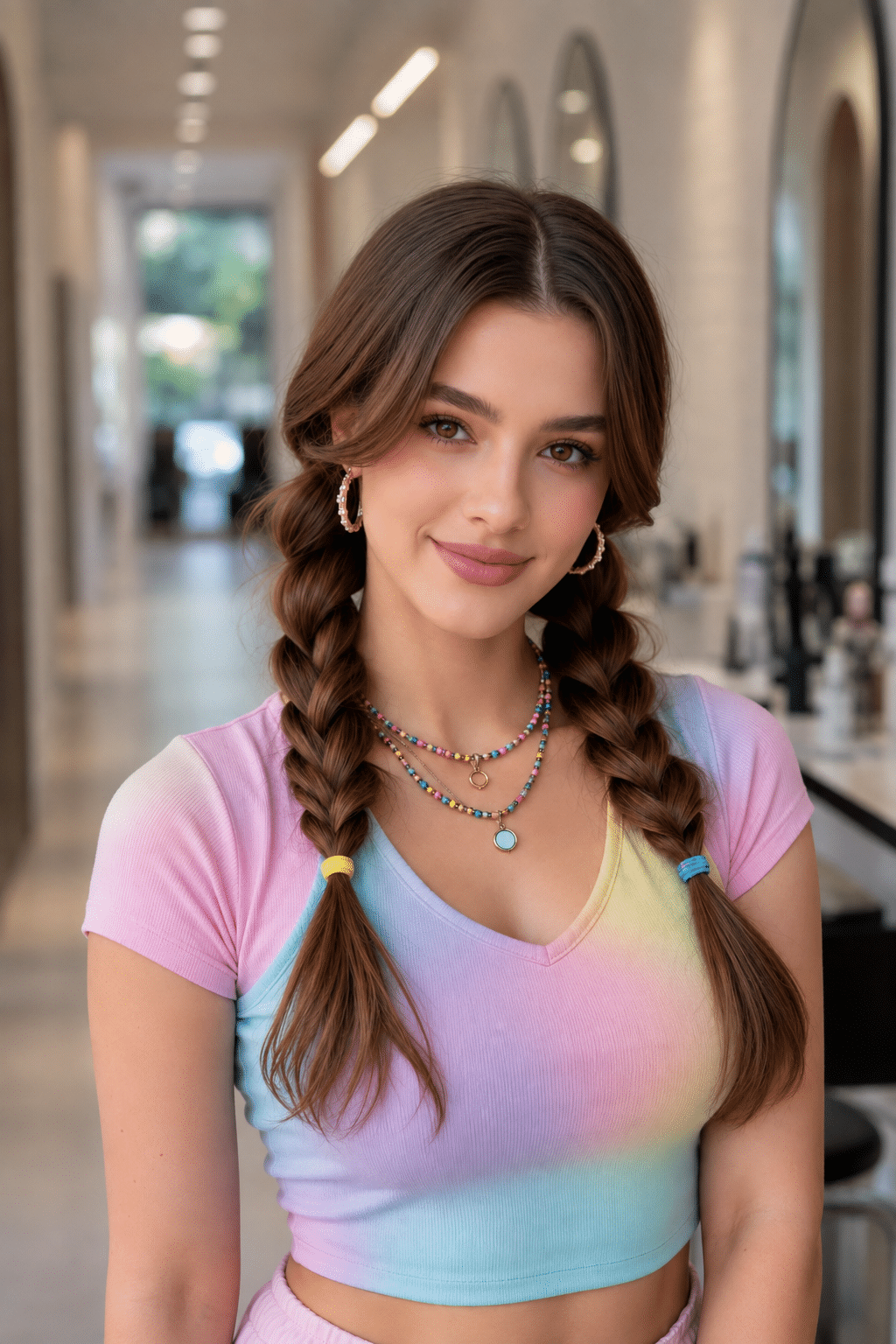 Cute Double Braid Hairstyle Ideas: Sweet, Easy & Playful Hair Inspiration 2 Cute Double Braid Hairstyle