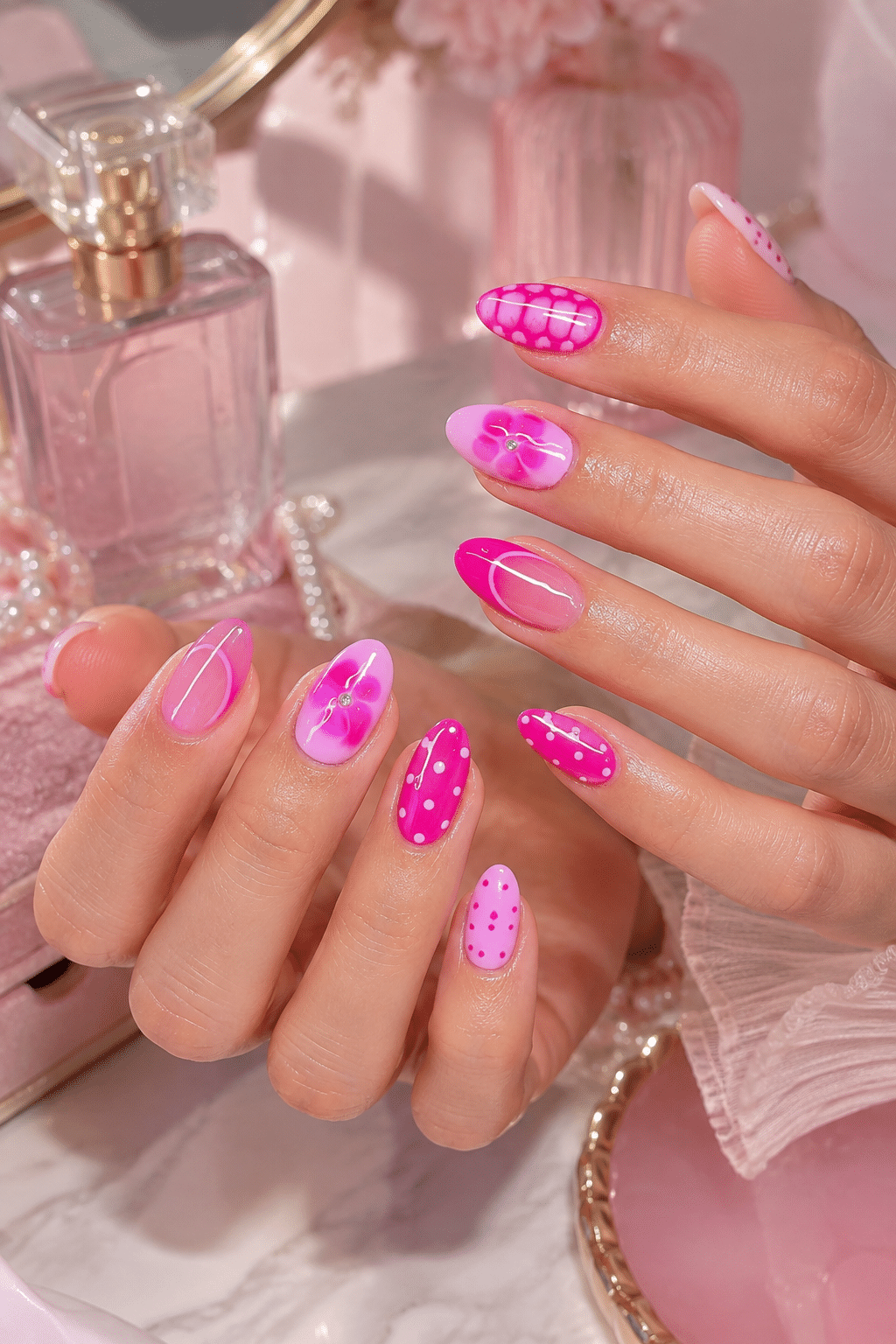 Hot Pink Nail Ideas: Playful, Chic Designs to Brighten Your Manicure 2 Hot Pink Nail Ideas