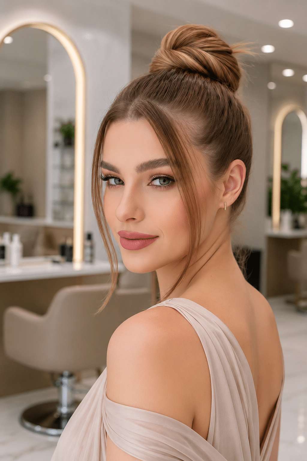 Elegant Bun Hairstyle Ideas