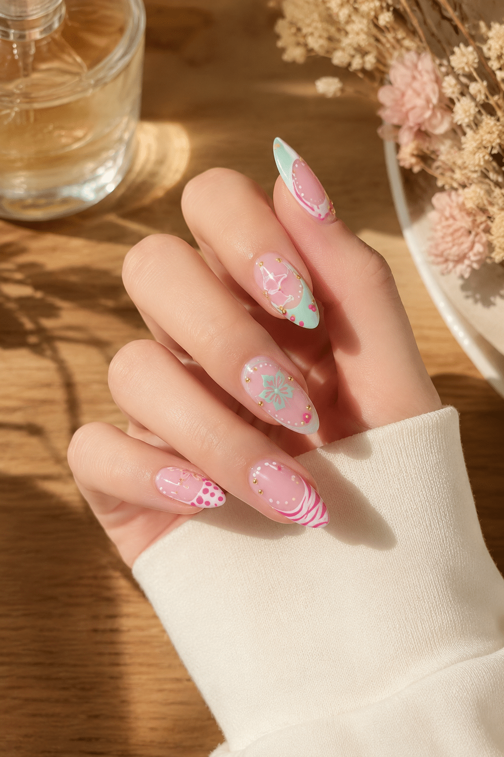 Pastel Macaron Nails: Sweet Spring Manicure Inspiration 2 Pastel macaron nails