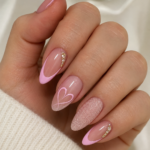soft pink nail inspo