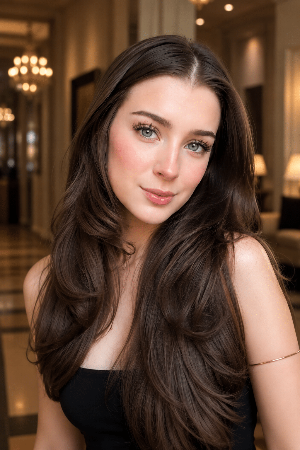 Soft Brunette Layers for Silky Movement and Effortless Volume 2 soft brunette layers