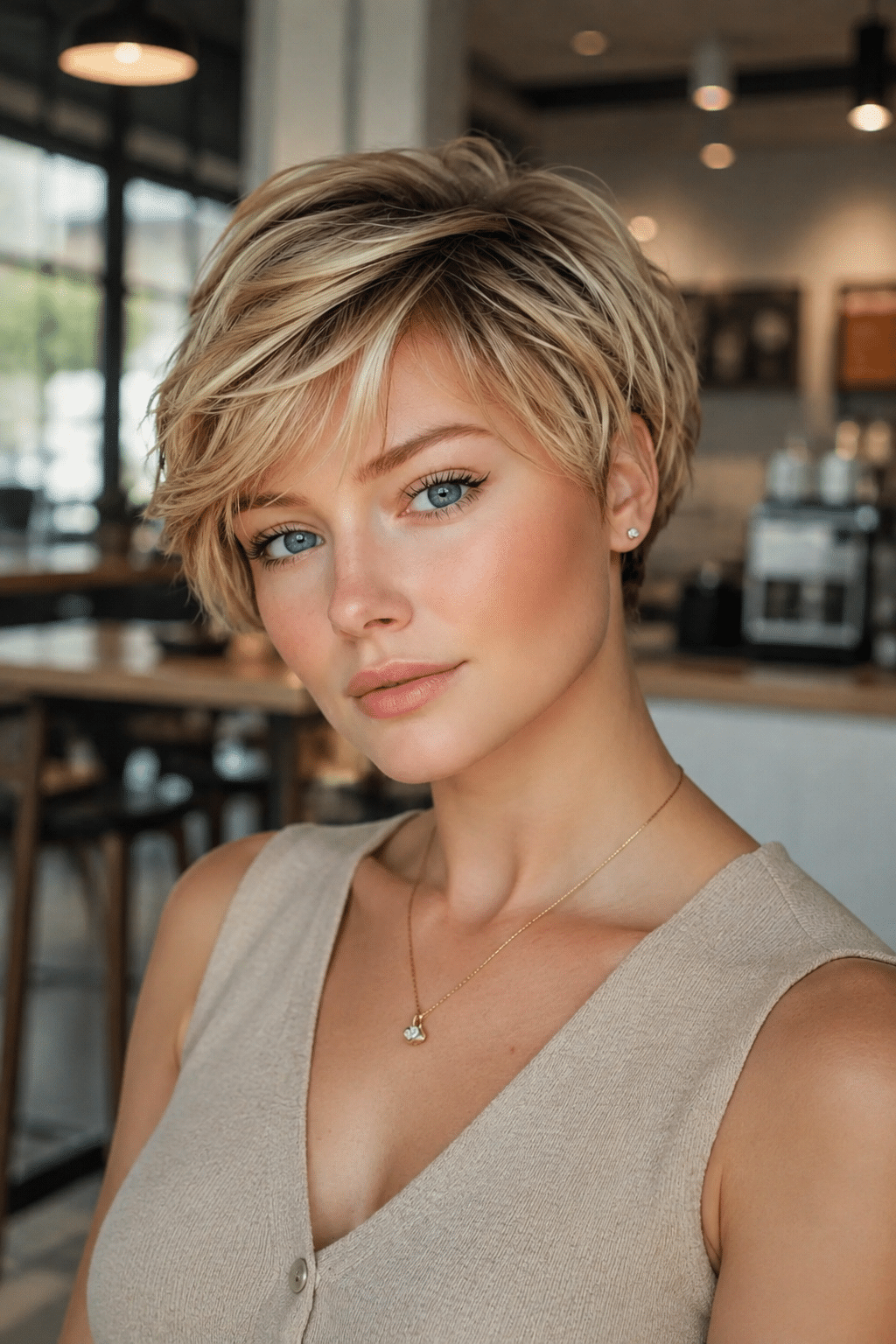 Blonde Pixie Cut Ideas: Chic Short Hair Inspiration for a Fresh Look 3 Blonde Pixie Cut Ideas