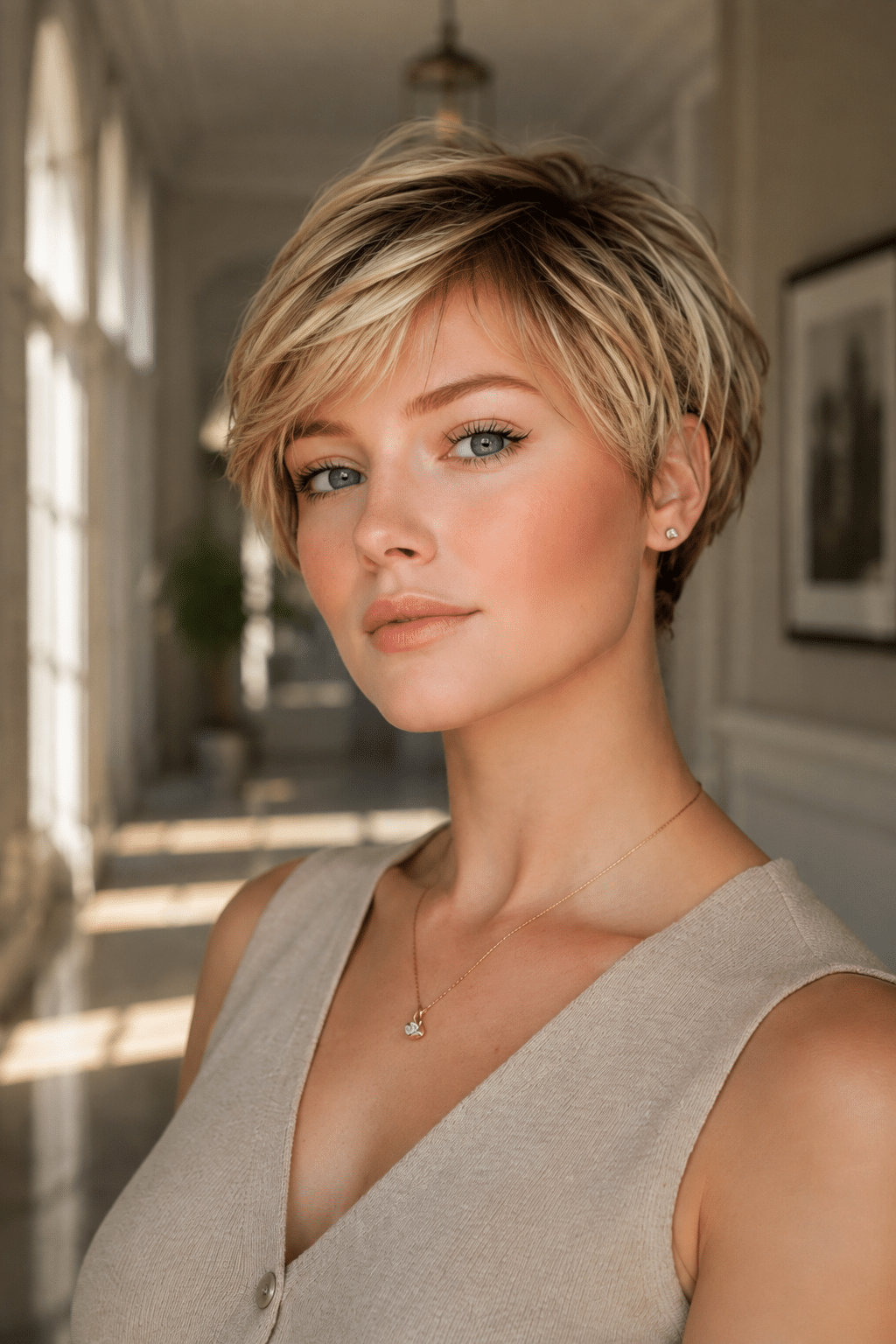 Blonde Pixie Cut Ideas: Chic Short Hair Inspiration for a Fresh Look 2 Blonde Pixie Cut Ideas