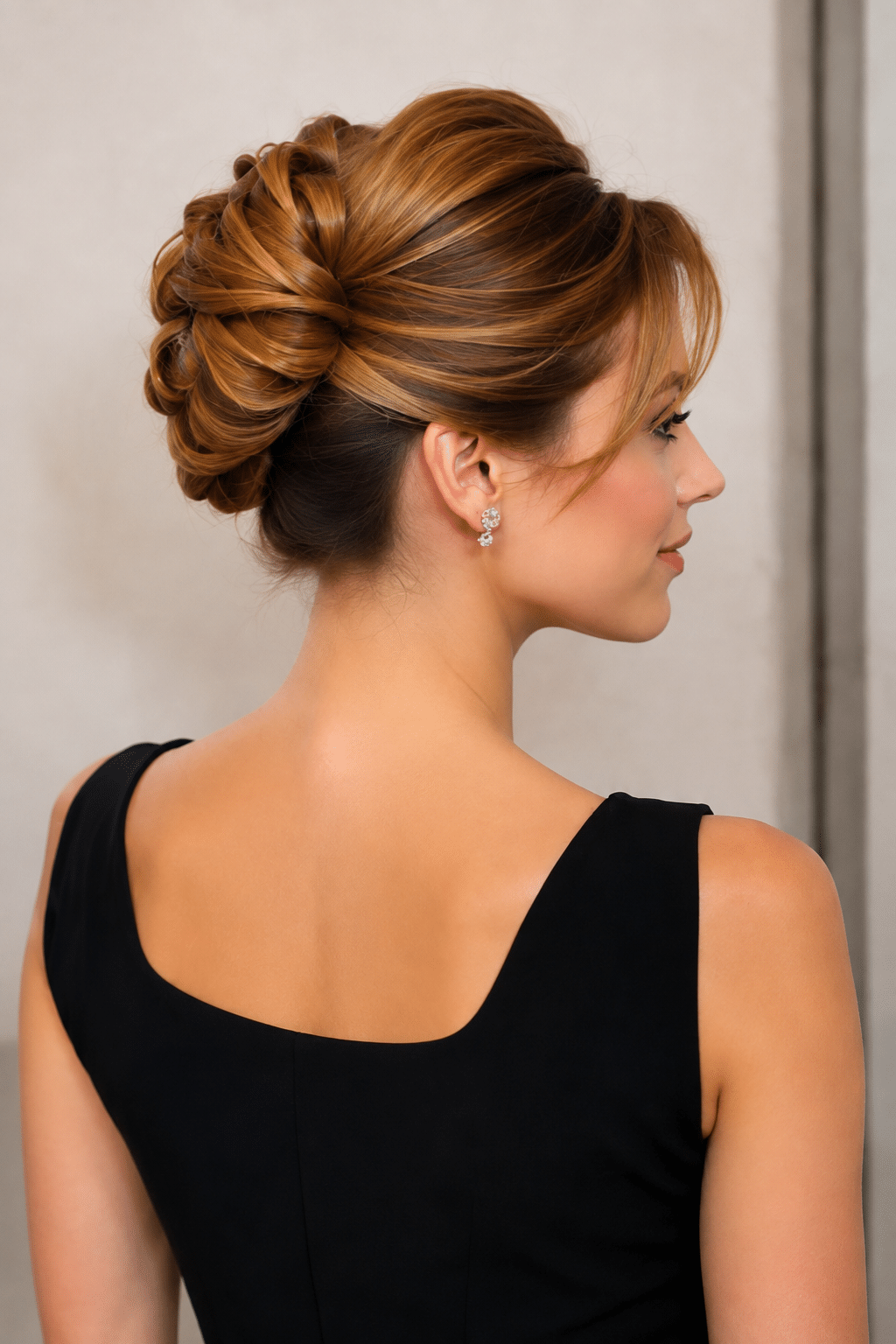 elegant formal updo