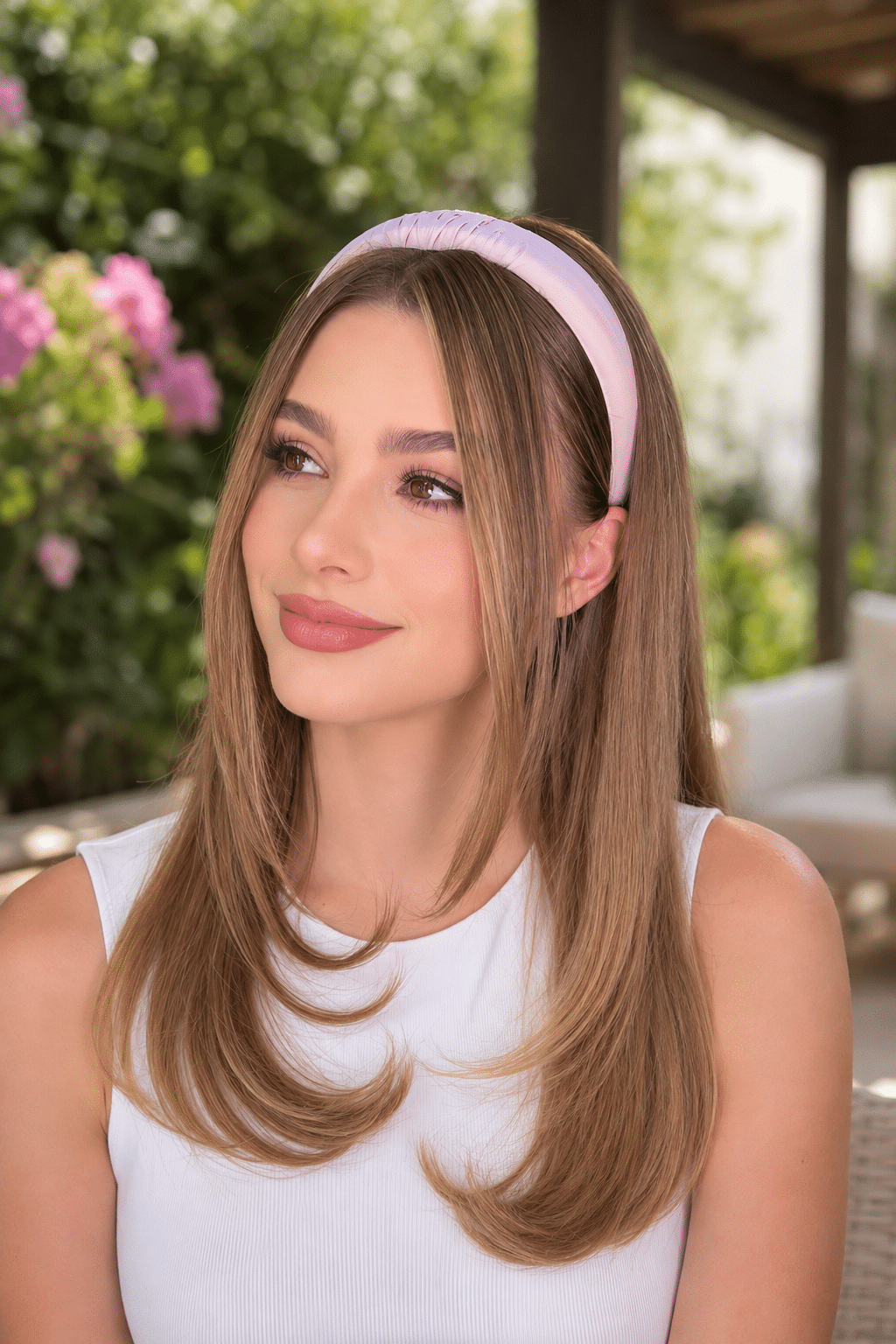 Headband Hairstyle Ideas for Long, Silky Hair and Effortless Everyday Glam 2 Headband hairstyle ideas