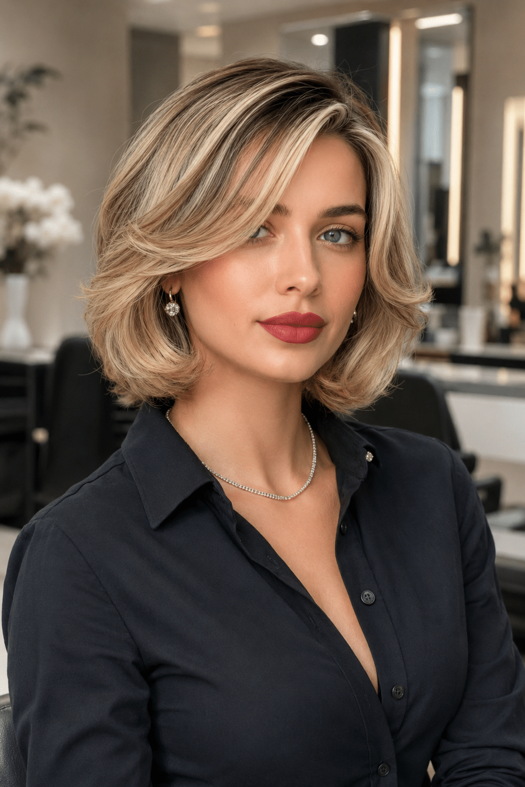 Elegant Layered Bob