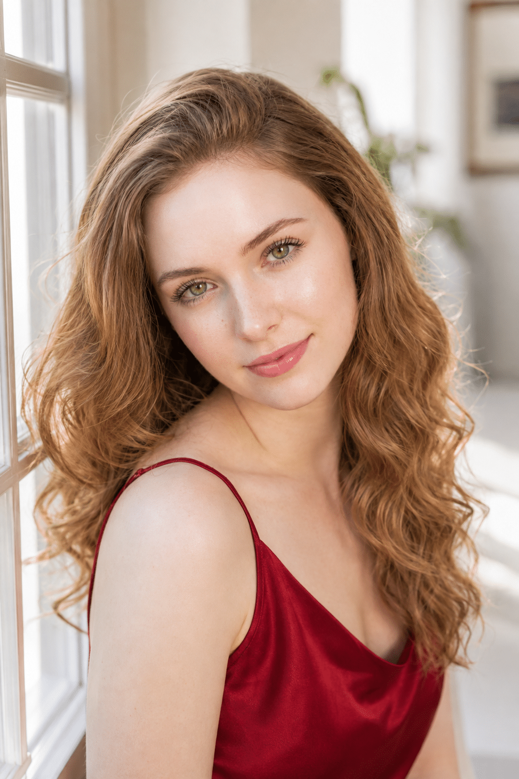 Soft Auburn Curls: Romantic Long Hair Ideas with Natural Volume 3 Soft Auburn Curls