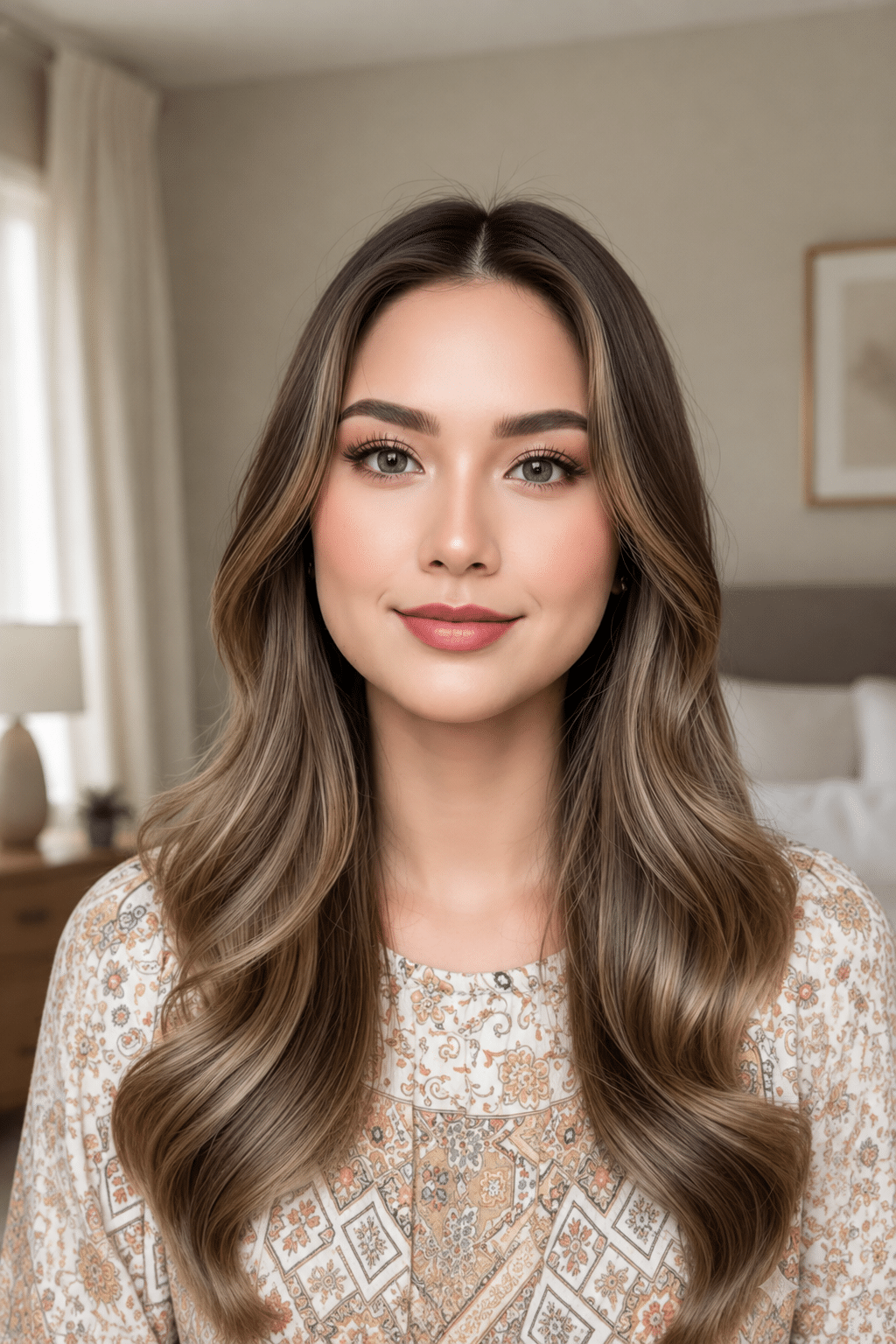 Soft Balayage Waves Ideas: Effortless Dimension for Long Brunette Hair 2 Soft Balayage Waves Ideas