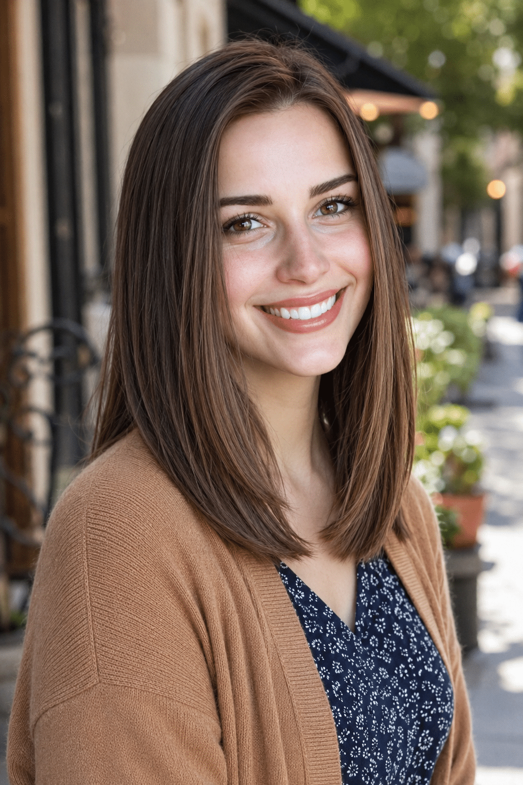 Soft Brunette Lob Ideas